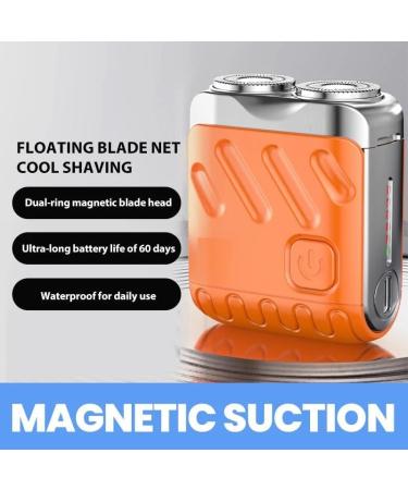 Mini Electric Shaver for Men - Portable Rechargeable Razor for Home Office & Travel - Sleek Black Design - Buy Online on GoSupps.com