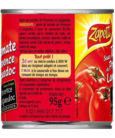 Zapetti - Sauce Tomate 285G - Lot De 5 - Livraison Rapide En France - Prix Par Lot - Buy Online on GoSupps.com