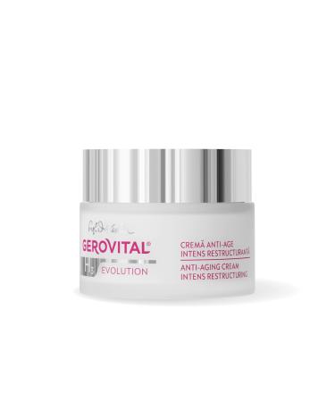 GEROVITAL H3 EVOLUTION  Anti-Aging Cream Intensive Restructuring With Superoxide Dismutase (The Anti-Aging Super Enzyme) 45+ (1.69 FL.OZ)