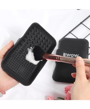 LUXCLEAN PRO Makeup Brush Cleaning Mat | Silicone & Latex Free | Handheld Cleaner for All Brush Styles | Textured Surface for Precision Cleaning - Buy Online on GoSupps.com
