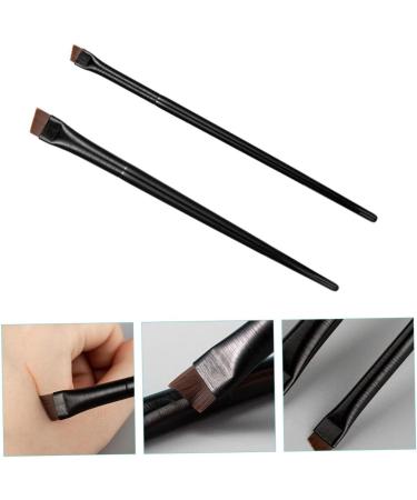 CANIGHT 3 Sets Eyeliner Brush Makeup Brush Eyebrow Brush Spoolie Eye Liner Wands Angled Brow Brush Wood - Buy Online on GoSupps.com