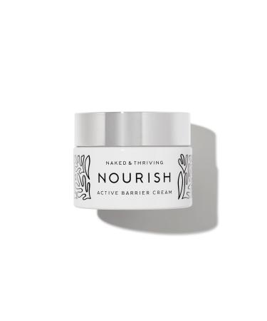 Naked & Thriving Nourish Active Barrier Cream I Anti-Aging & Hydrating | Squalane | Naturally-Derived Vegan & Cruelty-Free |