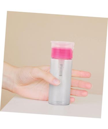 minkissy 1 Set Manicure Press Empty Bottle Empty Lockable Pump Bottle Nail Polish Remover Bottle Pump Dispenser Bottle Push down Lint Nail Wipes Travel Cotton Pad Clean Plastic - Buy Online on GoSupps.com