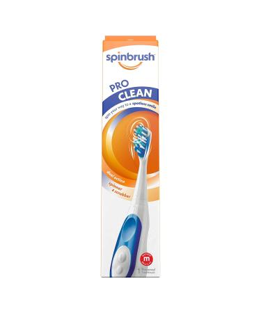 ARM & HAMMER Spinbrush Pro Series Daily Clean Powered Toothbrush Medium - Color Vary (Pack of 4)