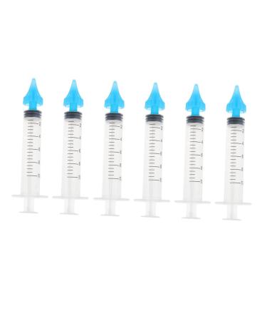 PERSELOSO 6Pcs Ear Wax Removal Syringe Kit with Soft Flared Tips for Safe Deep Cleaning Portable Ear Wax Cleaner Tools for Home Use Comfortable and Precise