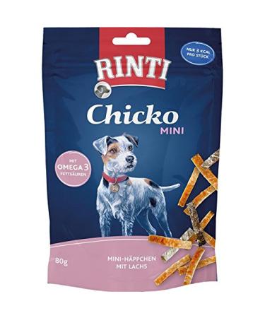 Rinti Chicko Mini bouchées with salmon - 12 x 80 g dog snack