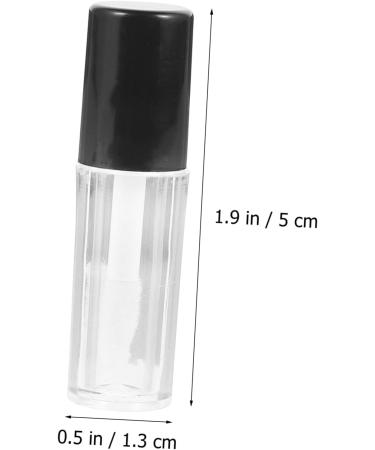 VALICLUD Lot de 10 Tubes de Gloss L vres Rechargeables 1 2 Ml Noirs Mini-contenants Compacts pour Brillants L vres Usage Cosm tique et Maquillage Portable - Buy Online on GoSupps.com