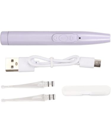 USB Rechargeable Kids Ear Wax Removal Spoon with LED Flashlight - Safe Purple Ear Pick for Home Use - Buy Online on GoSupps.com