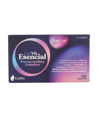 EXELTIS Exelvit Esencial 30 Cap is a capsule formula designed for regular use It is especially useful for those looking for an easytouse form The package contains 30 capsules The composition