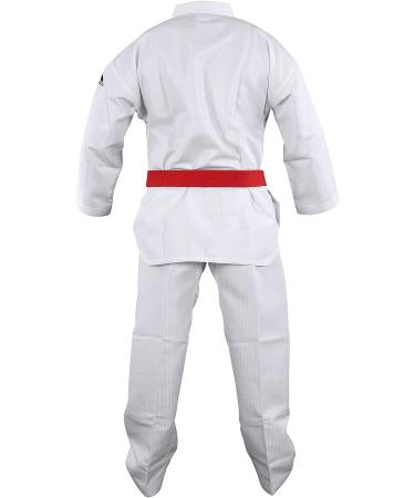adidas Adi Start II White V-Neck Student Taekwondo Dobok Uniform 7 - Buy Online on GoSupps.com