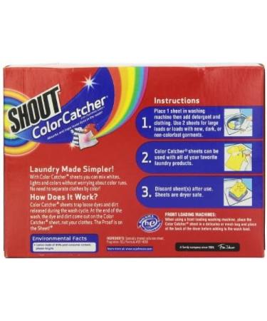 Shout Color Catcher - 24 Sheets | Ultimate Laundry Solution for Color Protection | International Shipping Available - Buy Online on GoSupps.com