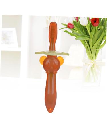 Collbath 2-in-1 Baby Training Finger Toothbrush - Silicone Oral Care for Infants | First Baby Toothbrush with Lid - Buy Online on GoSupps.com