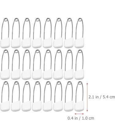 iplusmile 300 Pcs Safety Pins for Sewing, Baby Diapers, Crafts - White 5.4x1cm - Pack of 6 - Buy Online on GoSupps.com