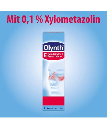 Olynth 0.1% Nasal Spray - Decongestant for Adults & Children 6+ | 15 ml | Fast Relief Worldwide Shipping - Buy Online on GoSupps.com