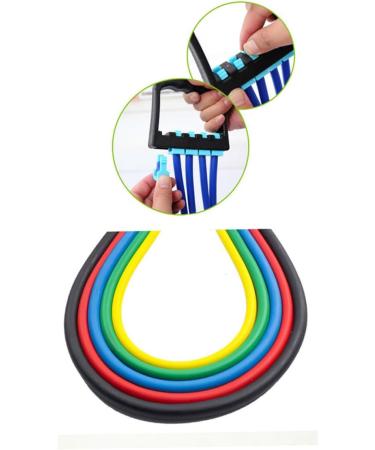 Kisangel Elastic Exercise Band - Resistance Ropes for Arm & Chest Training | Fitness Equipment for Muscle Strengthening - Buy Online on GoSupps.com