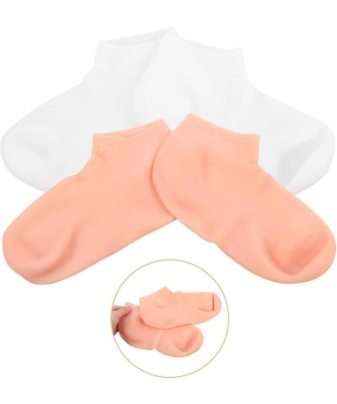 minkissy 8 Pairs Exfoliating Moisturizing Socks Beauty Socks Lotion Socks Overnight Cracked Heel Socks Moisture Socks Footies Socks for Women Socks for Dry Cracked Feet Women's Spa Sebs Gel - Buy Online on GoSupps.com