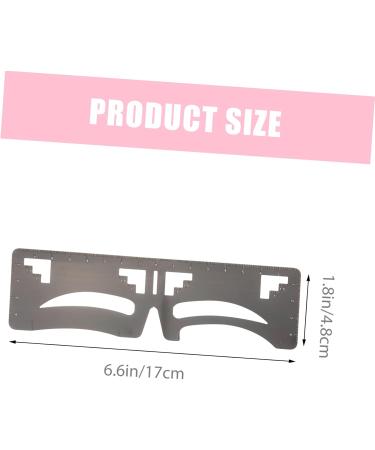 FOMIYES 8 Pcs Eyebrow Ruler Tool Stickers Eyebrow Template Brow Tool Brow Guide Ruler Makeup Tools Balance - Buy Online on GoSupps.com