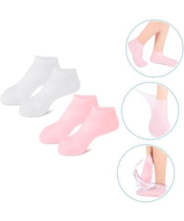 minkissy 6 Pairs Exfoliating Moisturizing Socks Sebs Foot Care Socks Cracked Calcetines para Mujer Cuticles Socks Heel Socks Ladies Pumps Dry Feet Moisturizing Socks Hydrating Miss Gloves - Buy Online on GoSupps.com