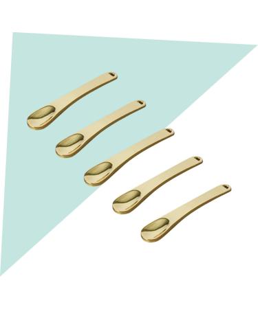 FRCOLOR Lot De 4 Cuill res Maquillage En M tal Pour Masque Facial 5 Pi ces X 4 6X1.2cmx4pcs dor x4pcs - Buy Online on GoSupps.com