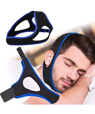 Premium Anti Snoring Chin Strap for Men and Women Upgraded Version - Advanced Snoring Solution Scientifically Designed to Stop Snoring and Confortabe Sleep Natural Snore Stopper
