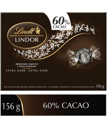 Lindt LINDOR 60% Cacao Dark Chocolate Truffles Gift Box 156-Gram Box Chocolate Gift Box Perfect for Gifting - Buy Online on GoSupps.com
