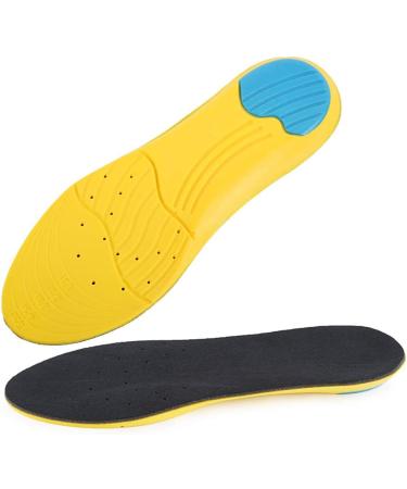 SUPVOX Sports Insoles Arch Support Sweat Absorbent Inserts Breathable Soft Running Insoles Shock-Absorption Pads for Men Women Size S (Black) - Buy Online on GoSupps.com