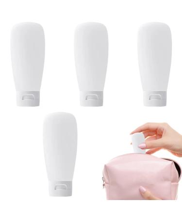 Refillable Cosmetic Dispensers 100ml Refillable Empty Travel Containers Travel Size Containers for Liquid Lotions Cream Toner Body Soap