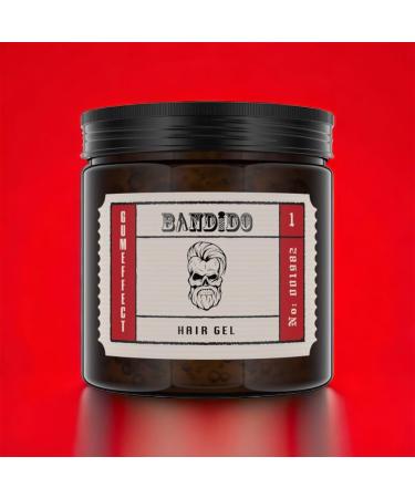 Bandido Cosmetics Bandido Hair Styling Gel For Men 500ml Ultra Strong Natural Look No Glues Wet Hair Look Rubber Effect Eraser Effect 01 - Buy Online on GoSupps.com