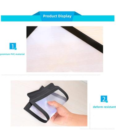 Jeanoko Reading Magnifier Magnifier Sheet PVC Bookmark Reading Aid A4 Full Page 3X Magnifying Tool for Elderly and People with Low Vision - Buy Online on GoSupps.com