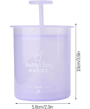 Foam Maker Face Cleanser Foaming Bottle Bubble Foamer | Ergonomic Pump Skincare Facial Cleansing Tool Cleansing Foaming Maker for Women Girls Purple - Buy Online on GoSupps.com