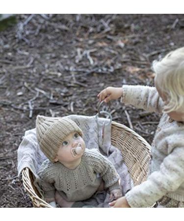 BIBS Pacifiers - Supreme Collection | BPA-Free Baby Pacifier | Made in Denmark | Set of 2 Dark Oak Color Premium Soothers | Size 6-18 Months - Buy Online on GoSupps.com