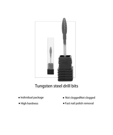 Nail Drill Bit - Tungsten Steel Nail Grinding Head for Manicure | Excellent Grinding Effect for Perfect Nails - Buy Online on GoSupps.com
