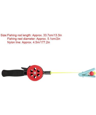 Buy Samfox Mini Portable Ice Fishing Rod for Kids 2pcs Clip Fishing Rod for Shrimp & Crab International Shipping Available - Buy Online on GoSupps.com