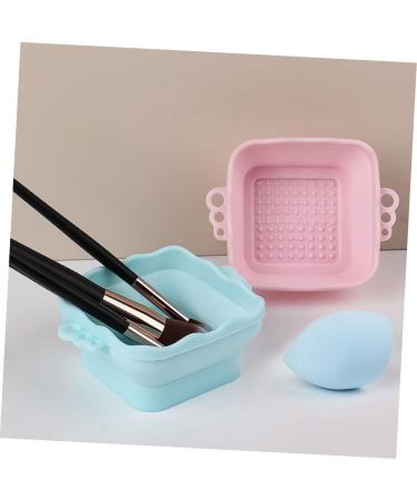 Buy FRCOLOR 4 Pcs Silicone Makeup Brush Cleaner Set - Portable Drying Rack & Sponge Cleaner - Best Tools for Flawless Makeup - Buy Online on GoSupps.com