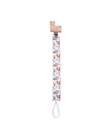 Baby Clip Pacifier Chain - Wooden Pacifier Holder for Toddlers & Newborns | 30cm Teething Toy Strap - Buy Online on GoSupps.com