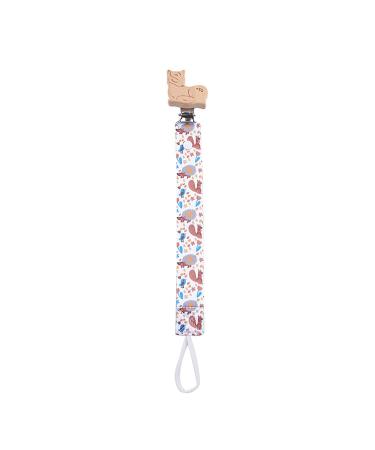 Baby clip pacifier chain pacifier holder toddler newborn bite ring wood clip pacifier chain pacifier strap 30 cm toothing toys