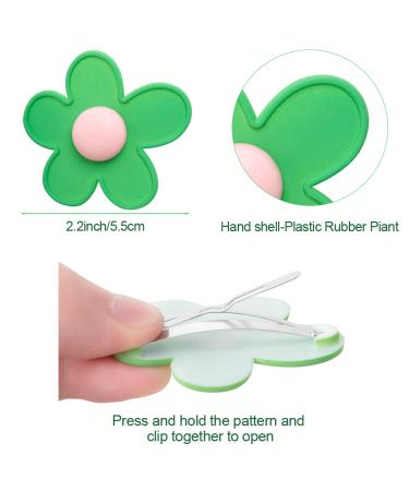 Bmobuo 12Pcs Colorful Daisy Flower Hair Clips for Girls & Women - Cute Small Hair Accessories - Buy Online on GoSupps.com
