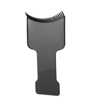 Hair Dyeing Brush Highlight Board Prevent Hair Stain Lightweight Scalp-Friendly with Ergonomic Handle for Home and Salon Use (Black)
