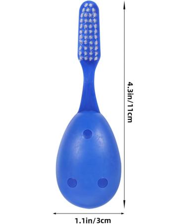 Healeved 3pcs Portable Tooth Cleaning Brushes - Durable Plastic Prison Toothbrushes for Effective Oral Care - Buy Online on GoSupps.com