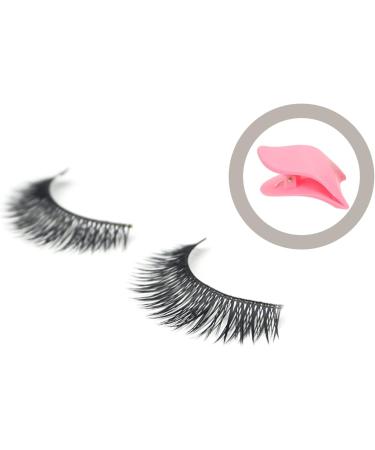 FRCOLOR 20 Pcs False Eyelash Clips & Applicator Shields - Eyelash Tweezers & Curlers for Perfect Lashes - Pink Eyelash Accessories for Girls - Buy Online on GoSupps.com