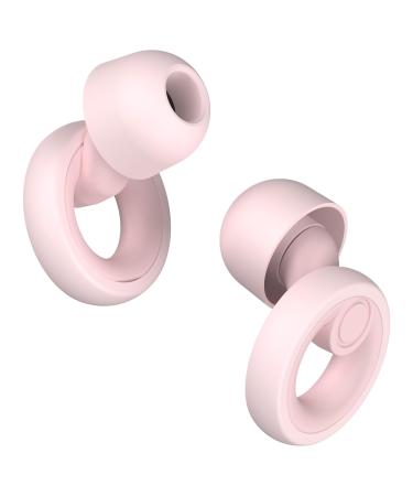 Jayine earplugs for sleeping reusable soft silicone earplugs hearing protection sleep earplugs Snr 30db for snoring work study and travel XS/m/l - pink - Buy Online on GoSupps.com