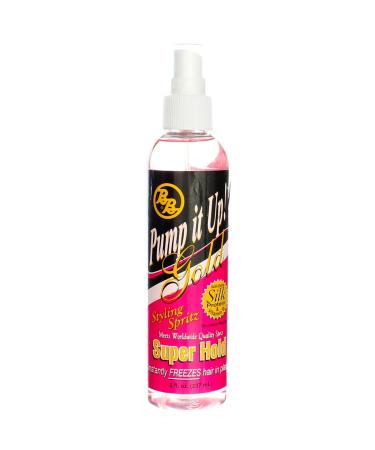 Bronner Brothers Pump It Up Spritz Gold Super Hold 8 oz (Pack of 2)