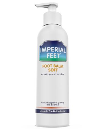 Imperial feet foot balm soft - foot cream with honey and aloe fragrant moisture care for dry feet cracked heels glycerin ginseng yoghurt foot care products for smooth skin - 150 ml