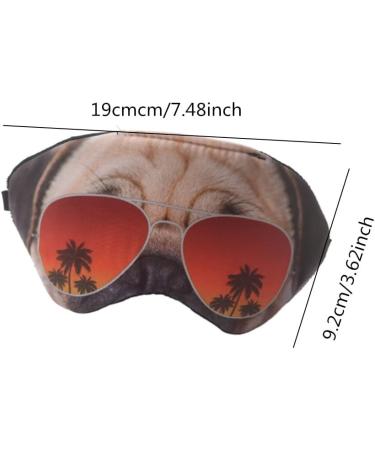 3D Cute Animal Sleep Mask - Soft Plush Cat Dog Eyeshade for Kids and Adults - Buy Online on GoSupps.com
