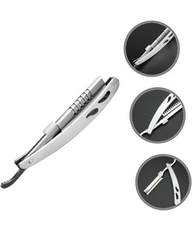 Housoutil Stainless Steel Razor Holder - Premium Hairdresser Supply for Straight Blade & Folding Razors - Buy Online on GoSupps.com