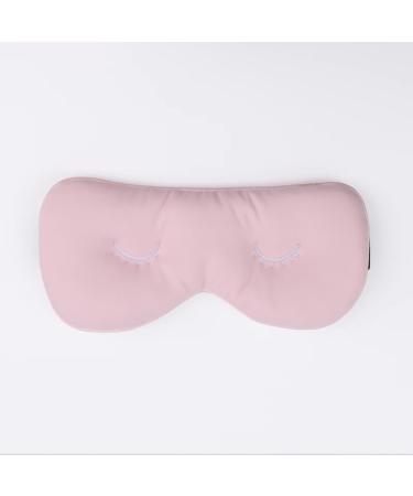 Weighted Eye Mask for Migraine Relief Headaches and Dry Eyes Soothing Cold Compress with Weighted Design Ideal for Nap and Sleep Effective for Dark Circles & Puffiness in Women and Men(Pink)