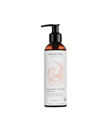 Afrocenchix Seal - Scalp Oil for Afro and Curly Hair- Blended With Jojoba and Castor Oil for hair growth Moisture locking Hair Oils 200ml