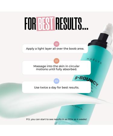 MA LYS B-BOUNCY Bust Enhancing Gel | Plump & Volumize Breasts with Hyaluronic Acid | International Shipping Available - Buy Online on GoSupps.com