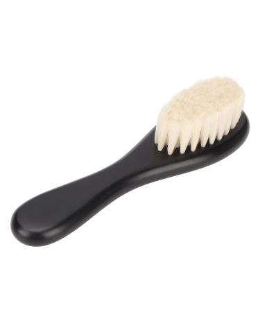 Generic Barber Fade Brush for Men Barber Beard Brush Soft Hair Cleaning Wooden Handle Beard Styling Cleaning Brush for Men
