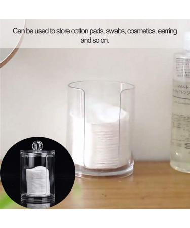Buy Wabper Box - Transparent Cotton Pad Holder & Acrylic Desktop Accessories for Cosmetics & Earrings - Buy Online on GoSupps.com